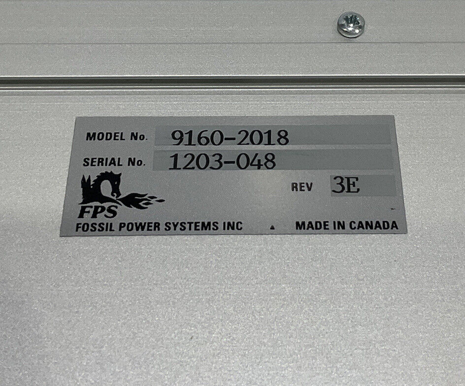 FPS FOSSIL POWER SYSTEMS 9160-2018 SCANNER MODULE VIR VI SERIES 2 373