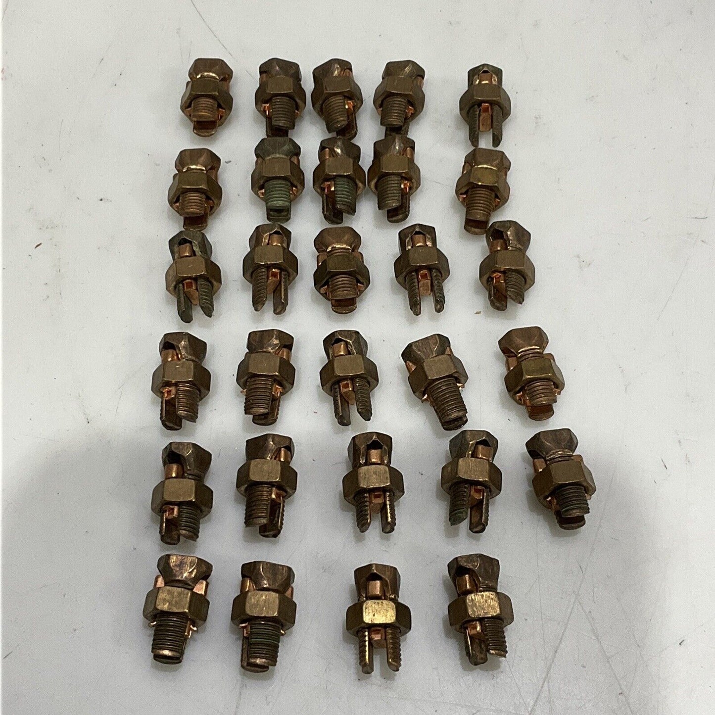 THOMAS & BETTS PUC 16-0 STR S-B SPLIT BOLT CABLE CONNECTOR LOT OF 29 373