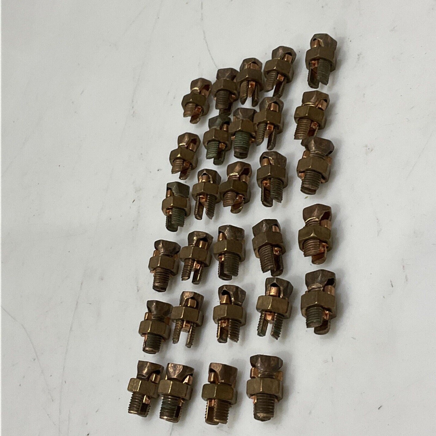 THOMAS & BETTS PUC 16-0 STR S-B SPLIT BOLT CABLE CONNECTOR LOT OF 29 373