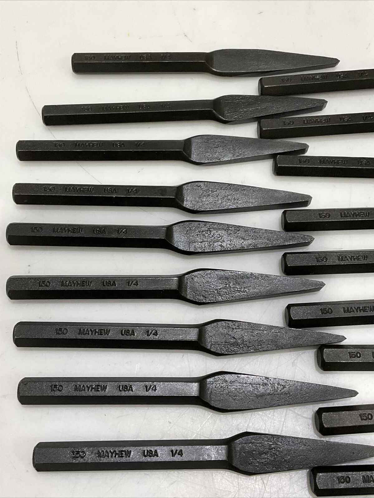 MAYHEW 10402MAY CAPE CHISEL 150 LB 1/4” LOT OF 20 373
