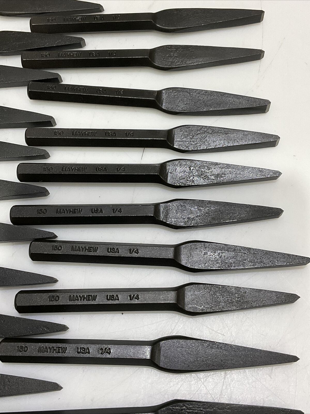MAYHEW 10402MAY CAPE CHISEL 150 LB 1/4” LOT OF 20 373