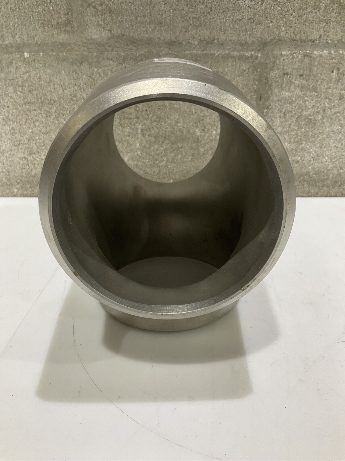 FLOWLINE BUTTWELD SA403 WP316L SCH40 STAINLESS TEE PIPE 4” .237” WALL 373