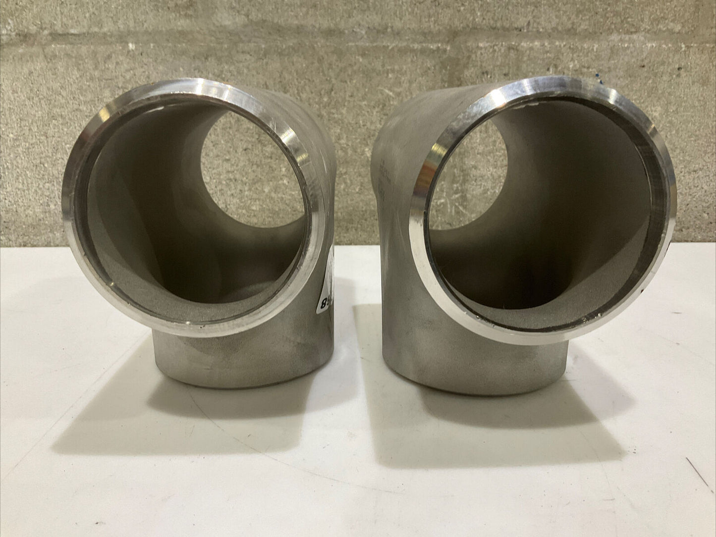 TA CHEN NSF-61-G SA403 WP316L HT-551983 BUTTWELD TEE PIPE SCH40 3” LOT OF 2 373