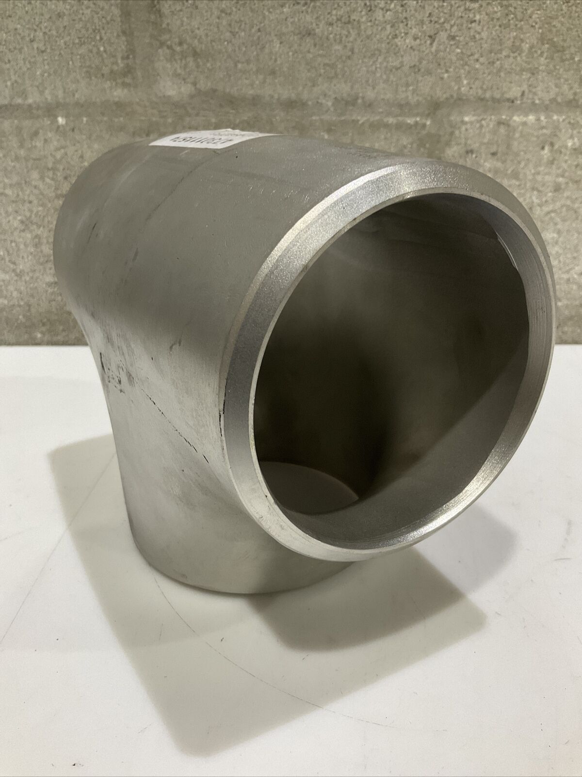 FLOWLINE BUTTWELD SA403 WP316L SCH40 STAINLESS TEE PIPE 4” .237” WALL 373