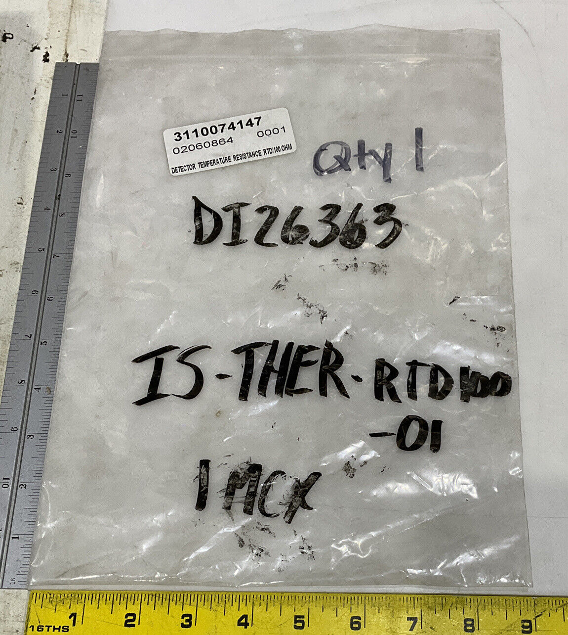 HIBON S653PD120Z36 TYPE 600 RESISTANCE TEMPERATURE DETECTOR 373