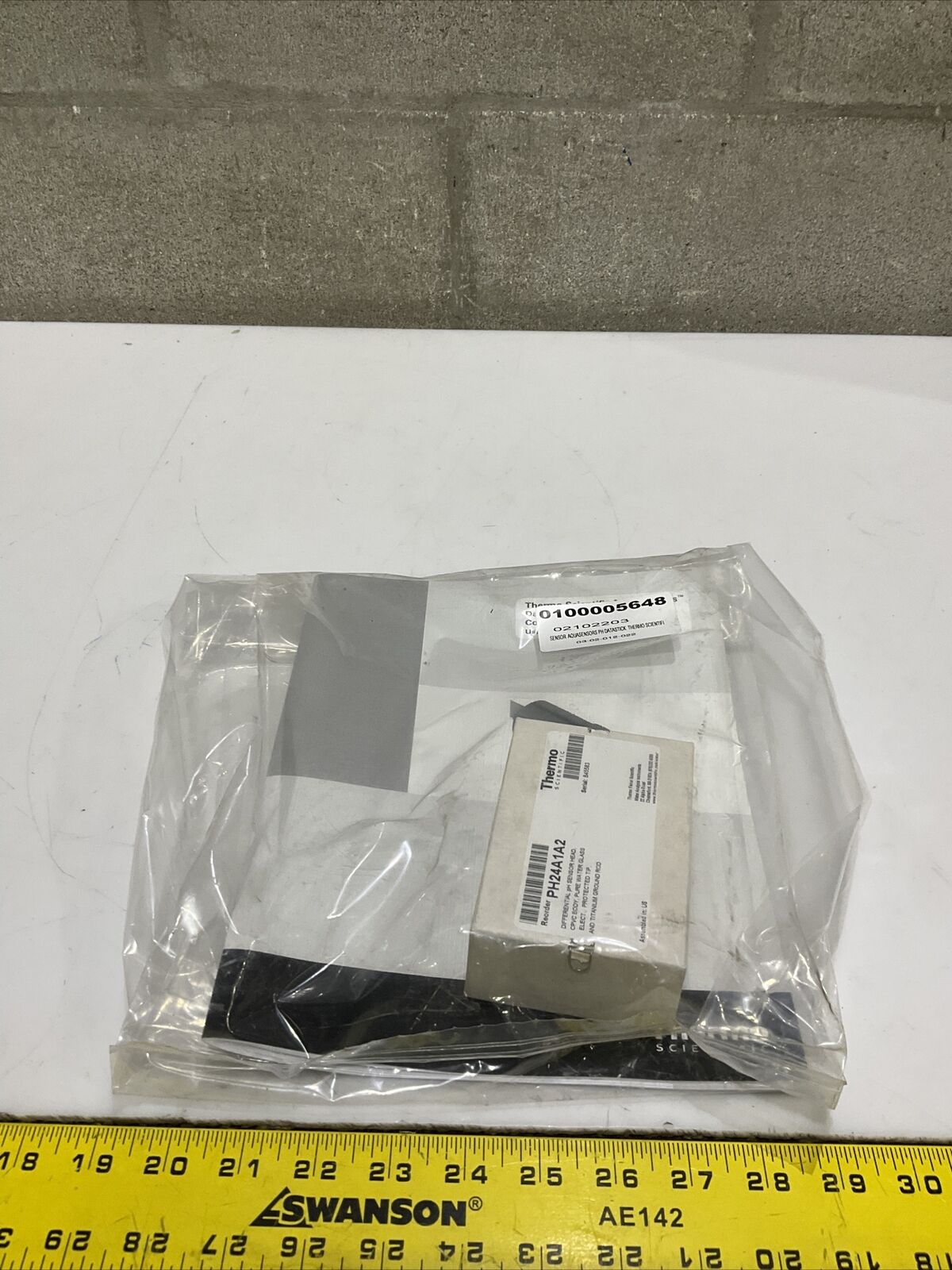 THERMO PH24A1A2 DIFFERENTAL pH SENSOR HEAD CPVC BODY PURE WATER GLASS 373