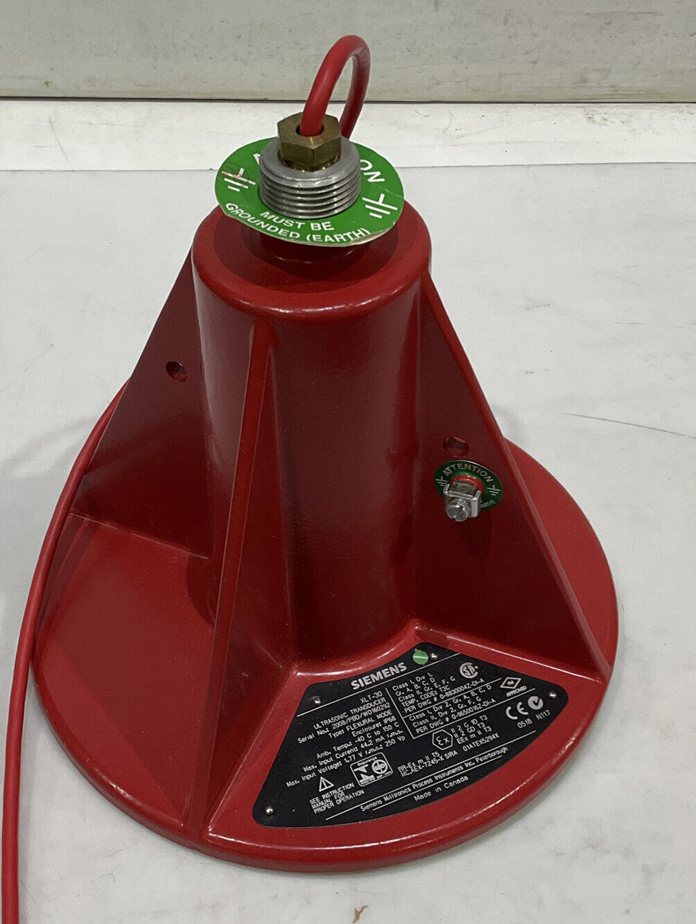 SIEMENS XLT-30 ULTRASONIC 7ML11412BE30 TRANSDUCER FLEXURAL 373