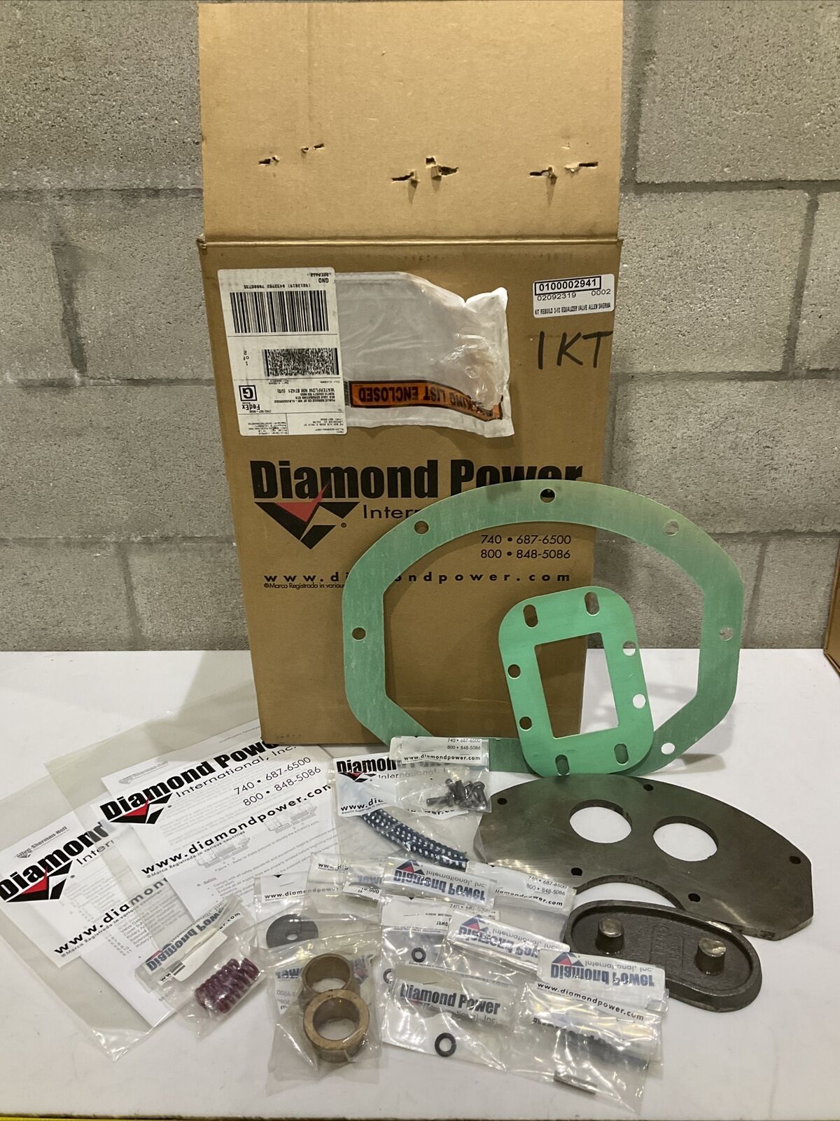 DIAMOND POWER A-19315 EQUALIZER VALVE REBUILD KIT STYLE III 373