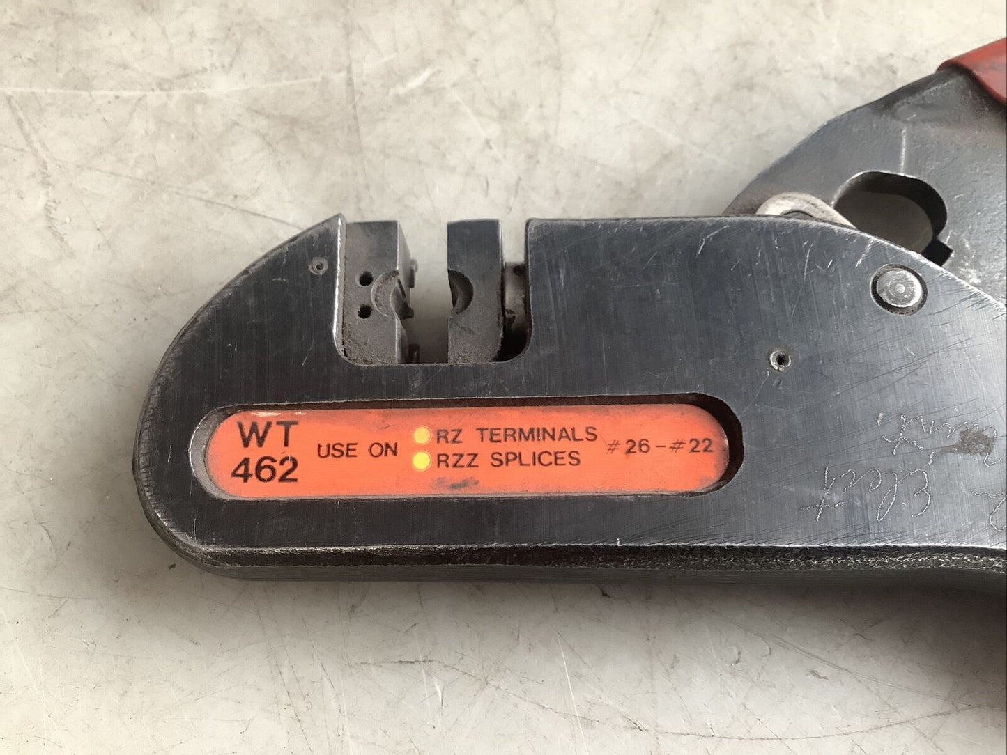 THOMAS BETTS WT-462 RATCHETING HAND CRIMPER TOOL RZ RZZ 26-22