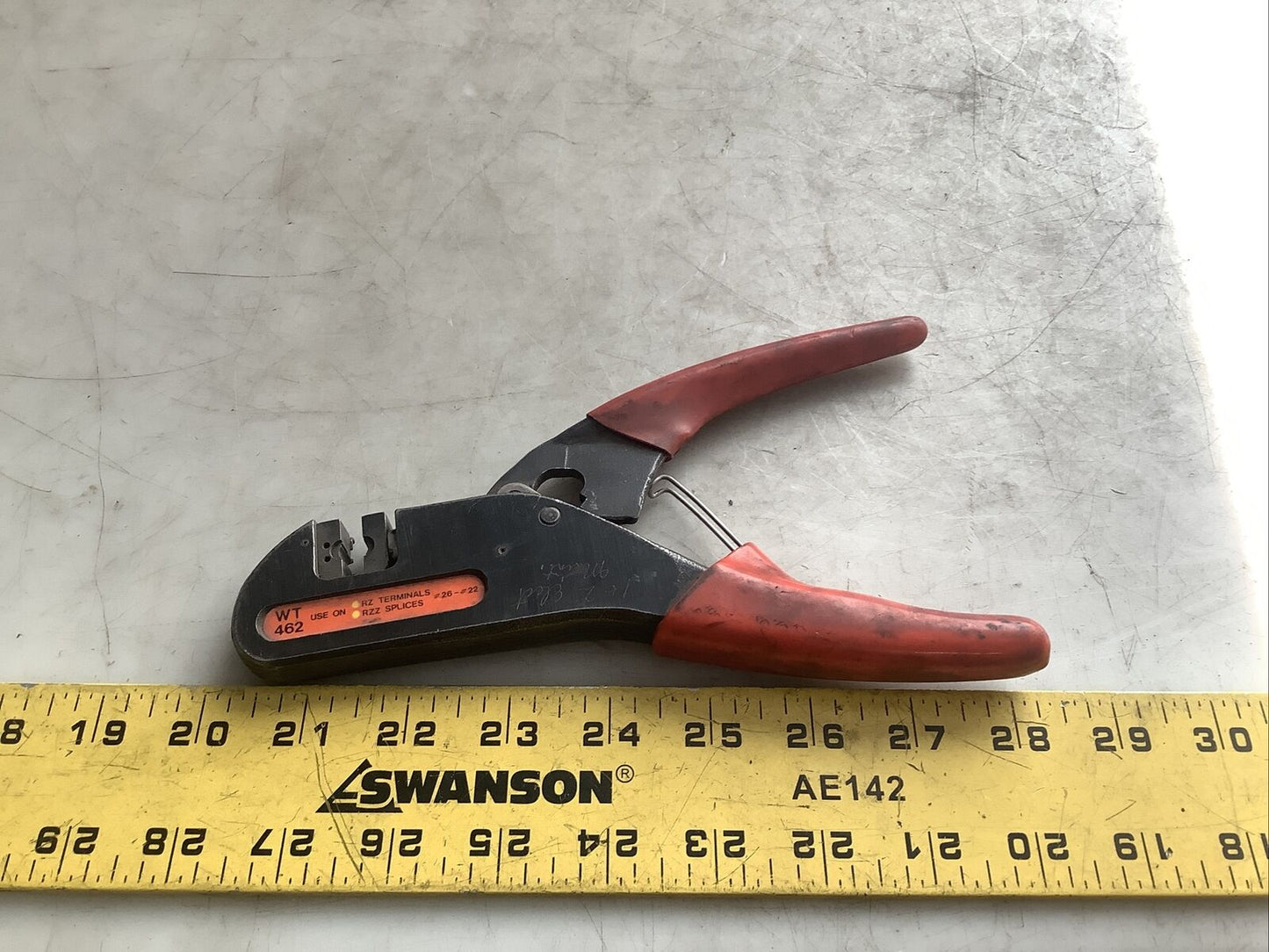 THOMAS BETTS WT-462 RATCHETING HAND CRIMPER TOOL RZ RZZ 26-22