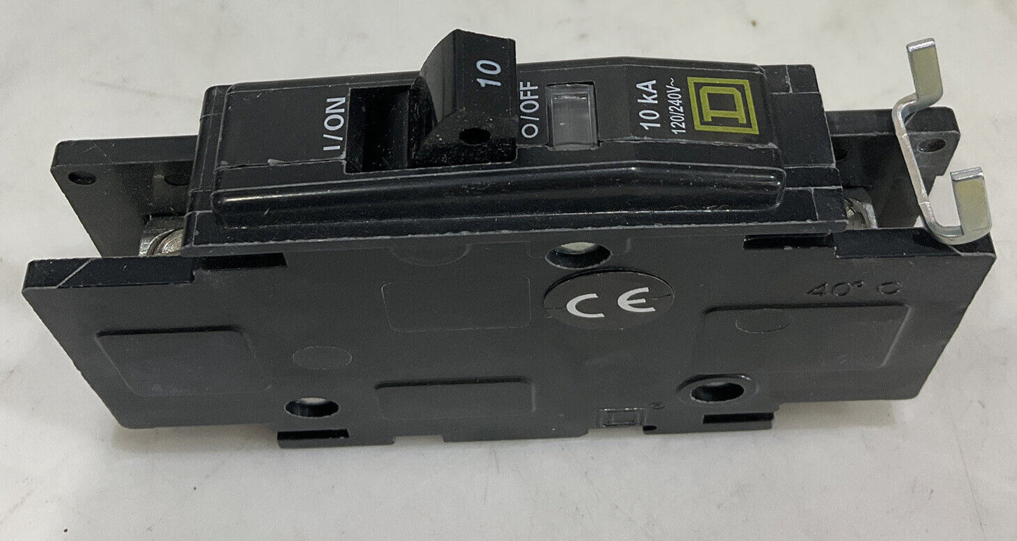 SQUARE D QOU110 10 A CIRCUIT BREAKER 120/240 V 50/60 HZ 373