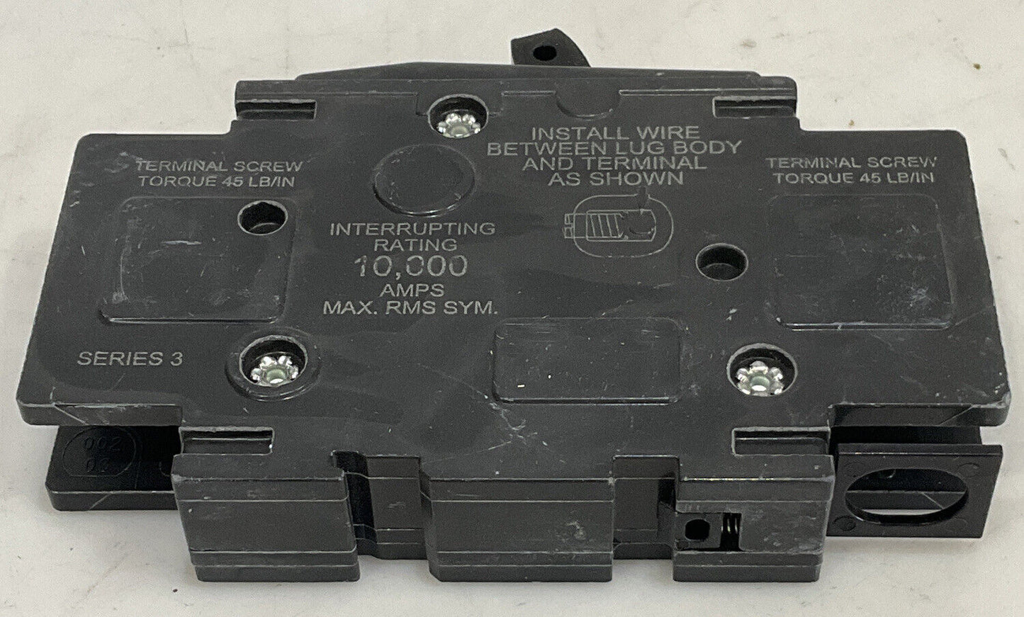 SQUARE D QOU110 10 A CIRCUIT BREAKER 120/240 V 50/60 HZ 373
