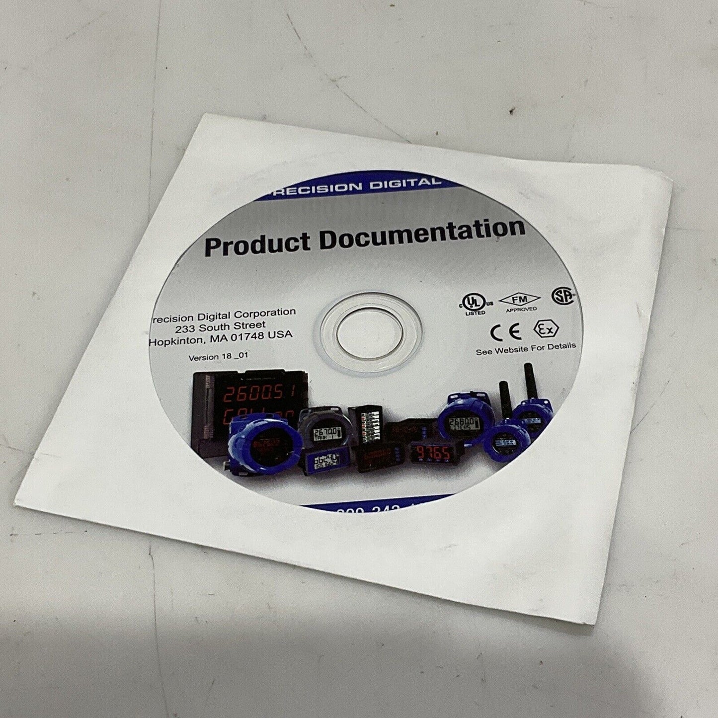 PRECISION DIGITAL PD7000-6R2 TEMPERATURE DIGITAL PANEL METER 85-265 VAC 373