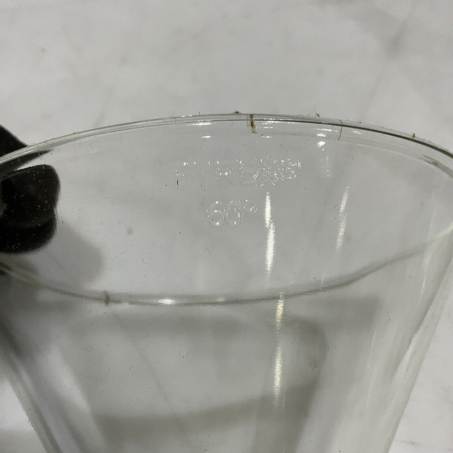 PYREX CORNING 6220-100 7740 PLAIN FILLING POWDER FUNNEL 100 MM LOT OF 6 373