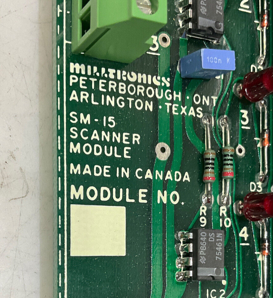 MILLTRONICS SM-15 SCANNER MODULE M400AN0 373