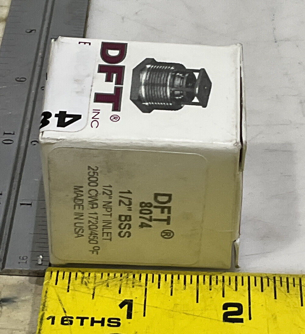 DFT 8074 2500 CWP 1/2” BSS MULTIPOSITIONAL CHECK VALVE UNIT 373