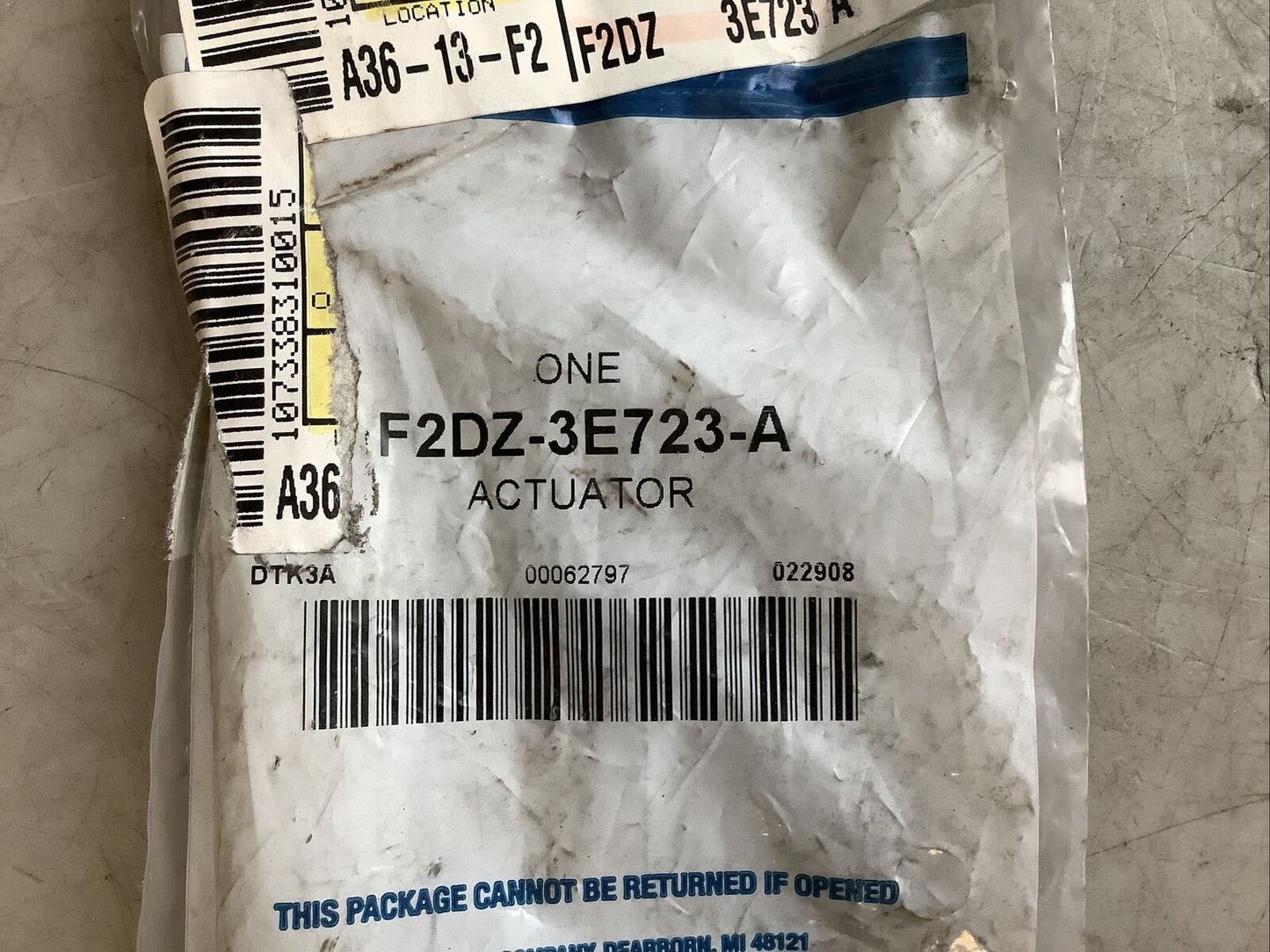 FORD F2DZ-3E723-A ACTUATOR 476
