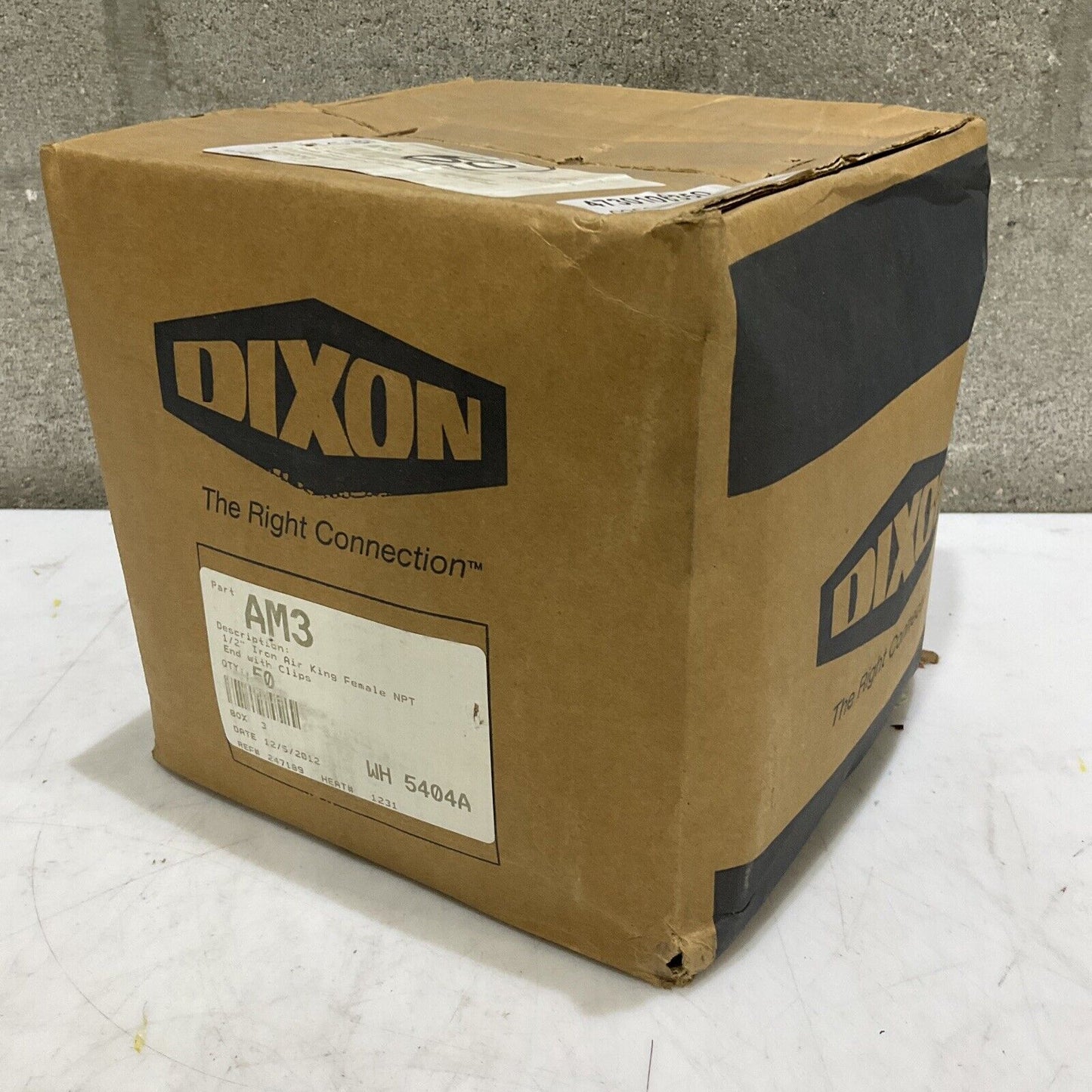 DIXON AM3 IRON AIR KING FEMALE NPT END WITH CLIPS LOT OF 50 373
