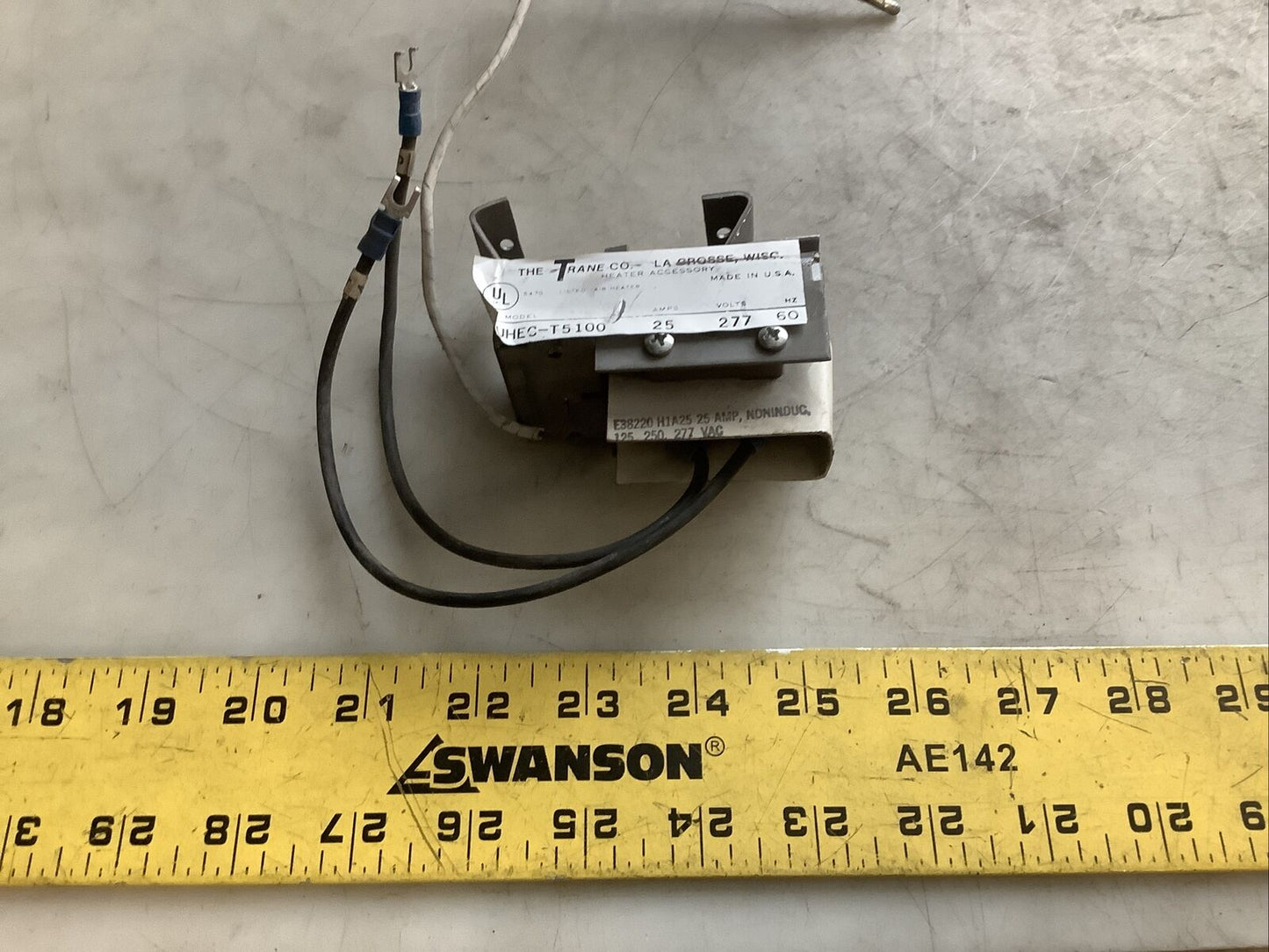 TRANE UHEC-T5100 AIR HEATER ACCESSORY 476