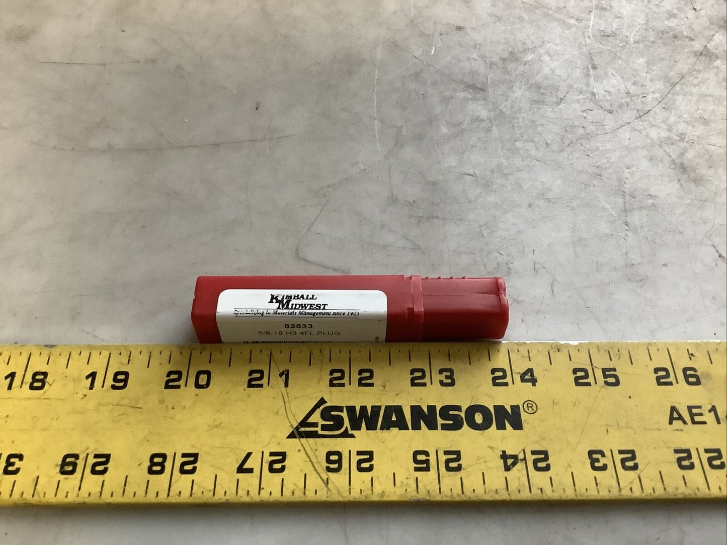 KIMBALL MIDWEST 82833 TAPER 5/8-18 H3 4FL 476