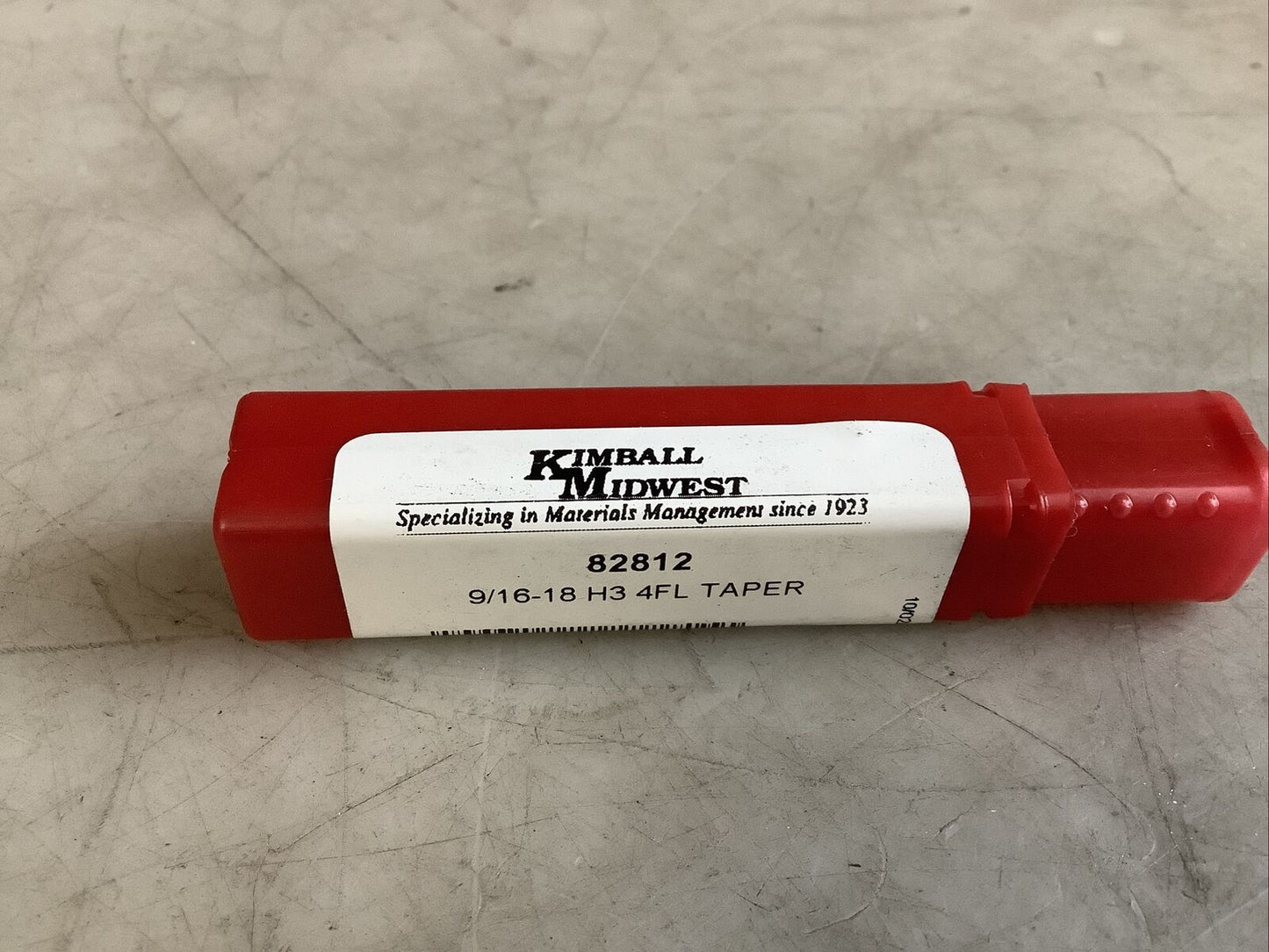 KIMBALL MIDWEST 82812 TAPER 9/16-18 H3 4FL 476