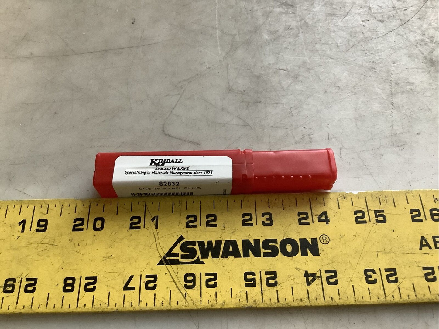 KIMBALL MIDWEST 82832 TAPER 9/16-18 H3 4FL 476