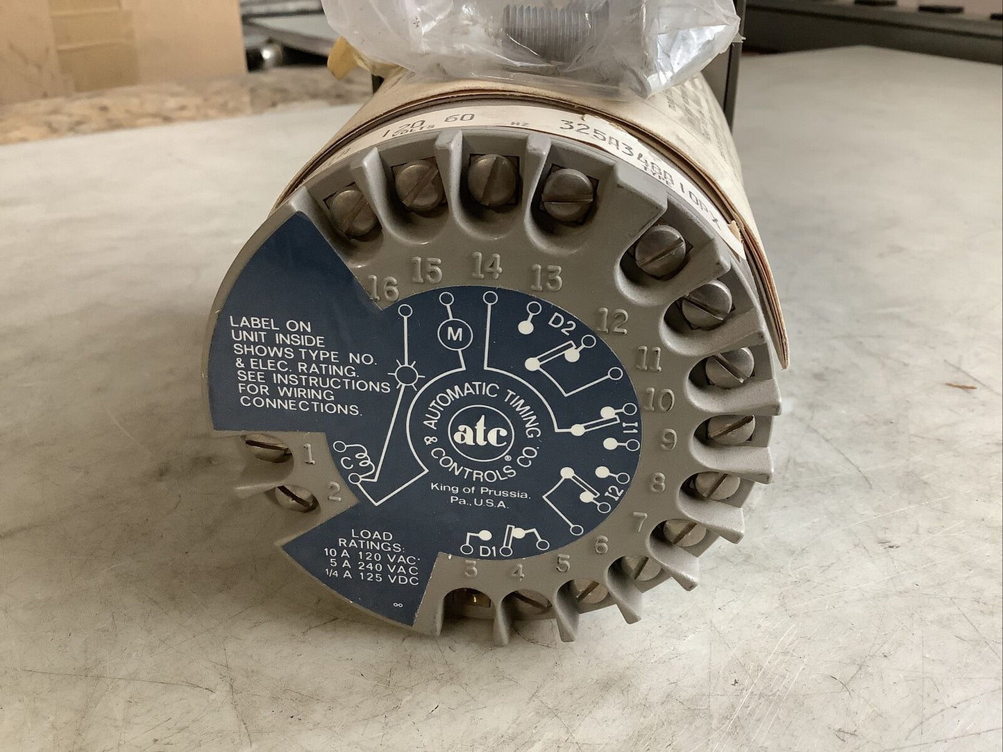 ATC 325A348A10PX TIMER 120V 60HZ 373