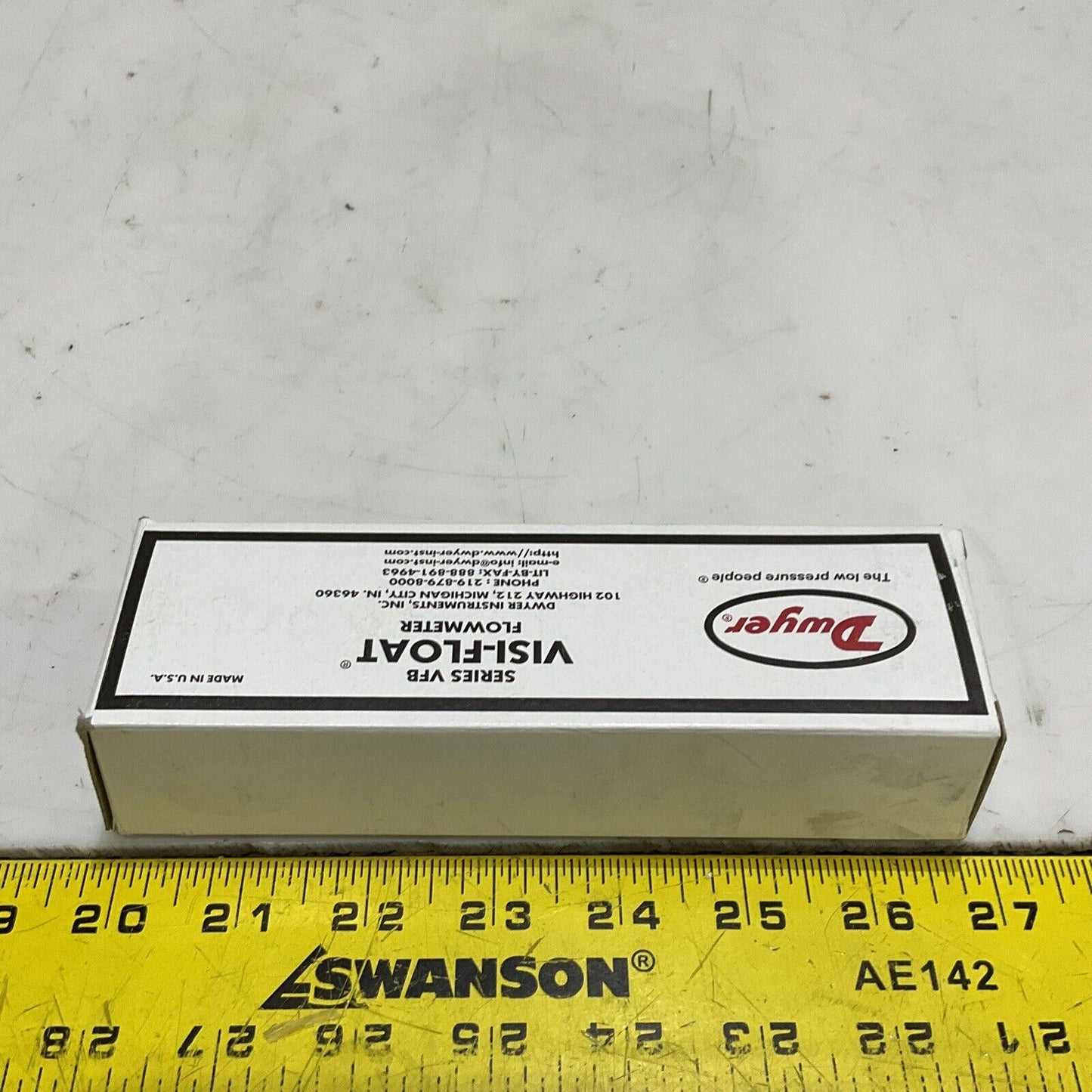 DWYER VFB-80-BV FLOWMETER VISI-FLOAT SERIES VFB 373