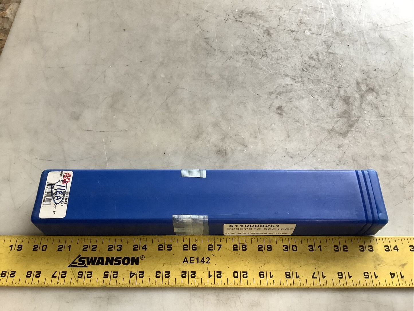 ALFA TOOLS F65099 SMOOTH CUT MILL FILE 10IN 373 - QTY 12