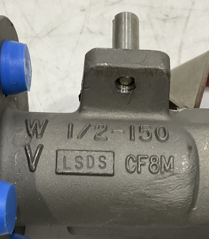 FLOWSERVE 1/2" AF516666RM150 V77 R6 CF8M RTFE BALL VALVE 373