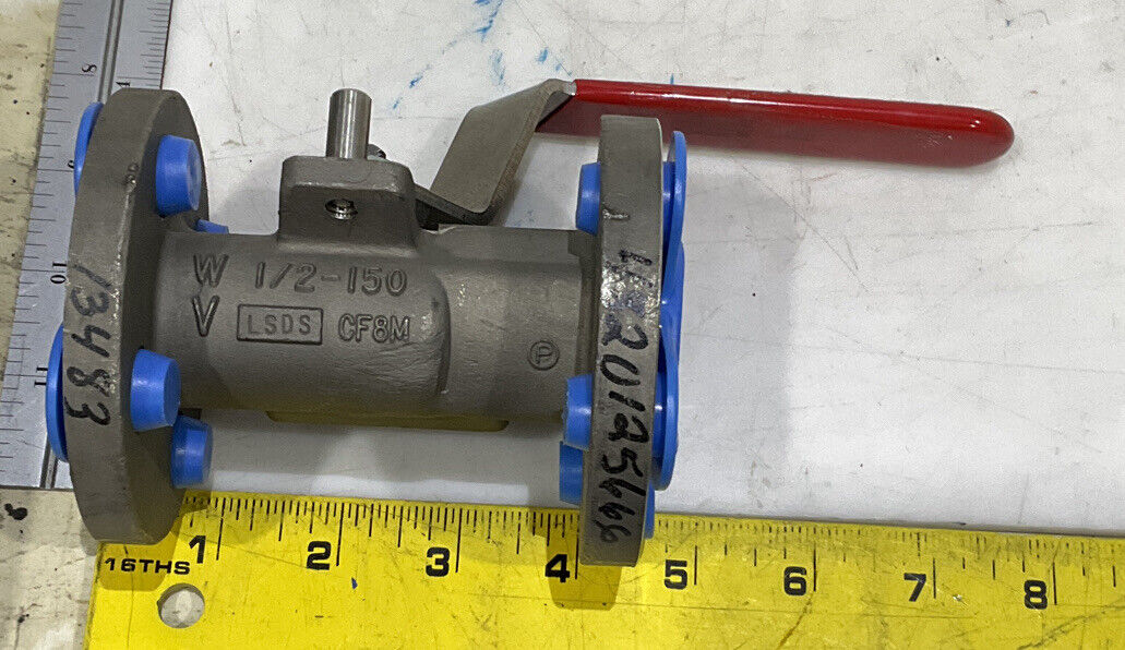 FLOWSERVE 1/2" AF516666RM150 V77 R6 CF8M RTFE BALL VALVE 373