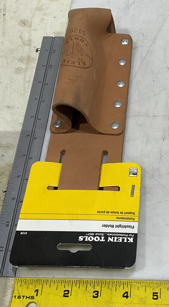 KLEIN TOOLS 5129 LEATHER FLASHLIGHT HOLDER LOT OF 2 373