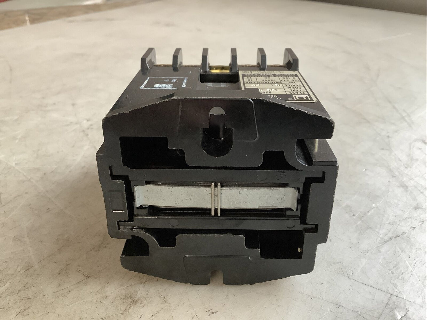 SQUARE D 8501 GO-40 AC CONTROL RELAY 4 NO 373