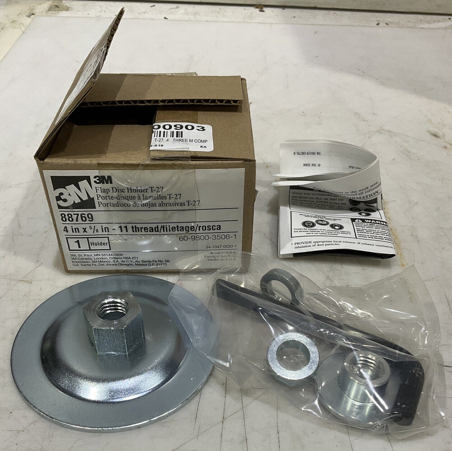 3M 88769 T-27 FLAP DISK HOLDER 881