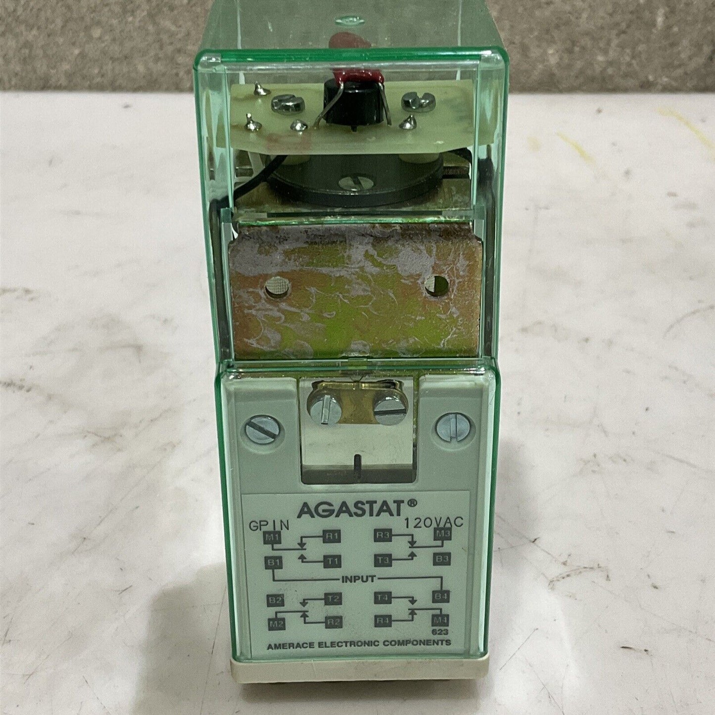 THOMAS & BETTS AGASTAT GPIN RELAY CONTROL 120V 60HZ 4 NO 4 NC 16 373