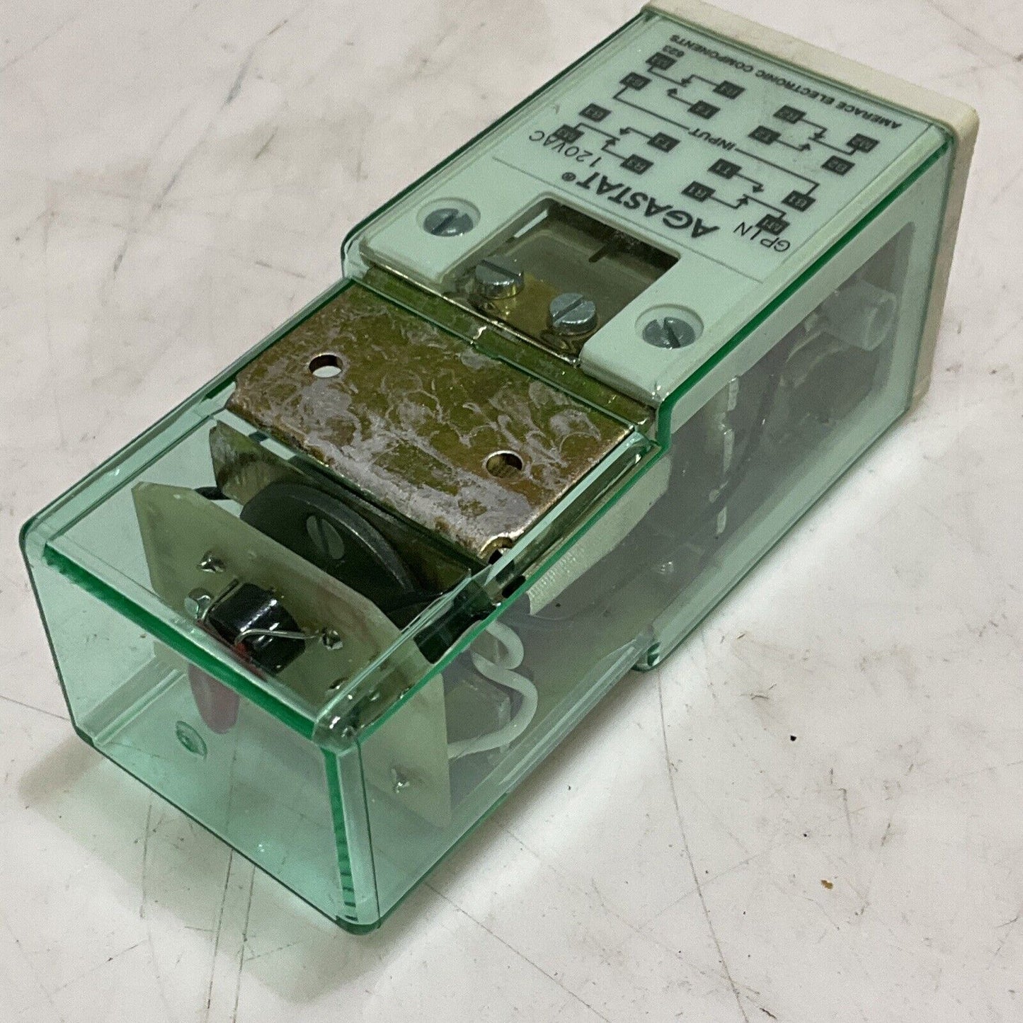 THOMAS & BETTS AGASTAT GPIN RELAY CONTROL 120V 60HZ 4 NO 4 NC 16 373