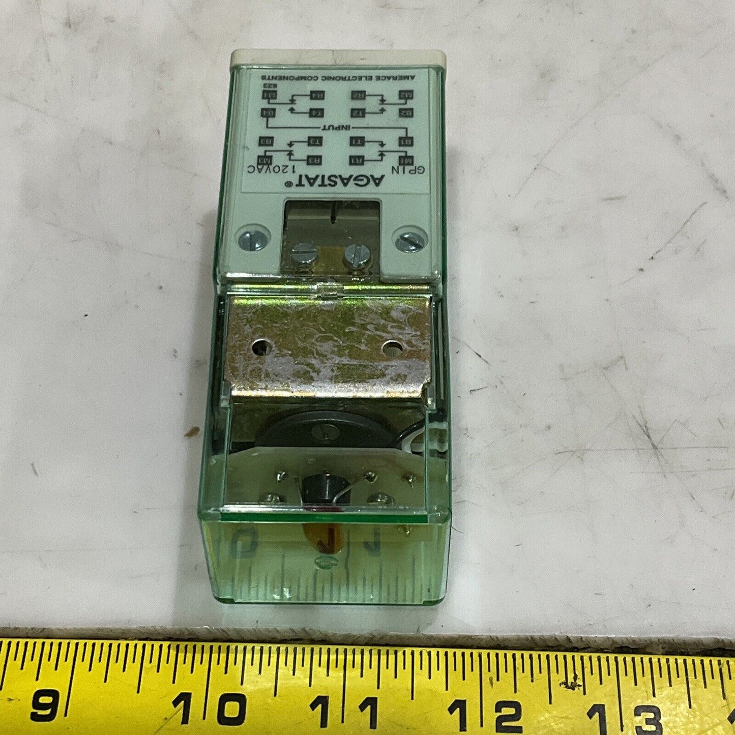 THOMAS & BETTS AGASTAT GPIN RELAY CONTROL 120V 60HZ 4 NO 4 NC 16 373