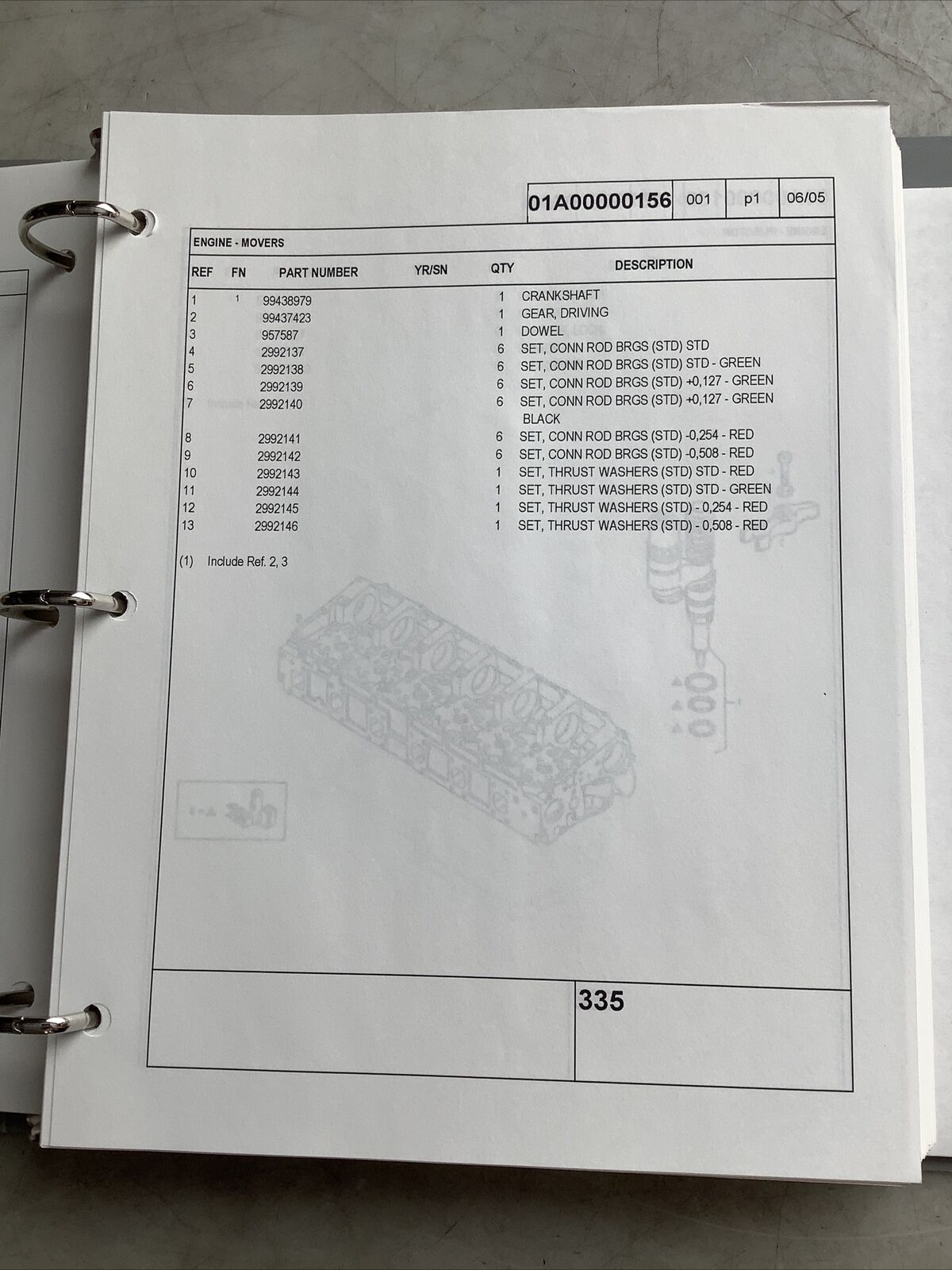 CASE IH 7-9990 335 ARTICULATED TRUCK PARTS CATALOG B303