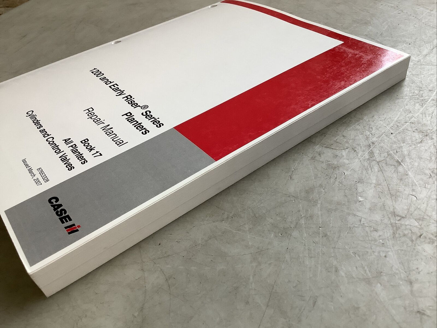 CASE IH 87653328 1200 AND EARLY RISER SERIES PLANTERS REPAIR MANUAL BOOK 17 B303