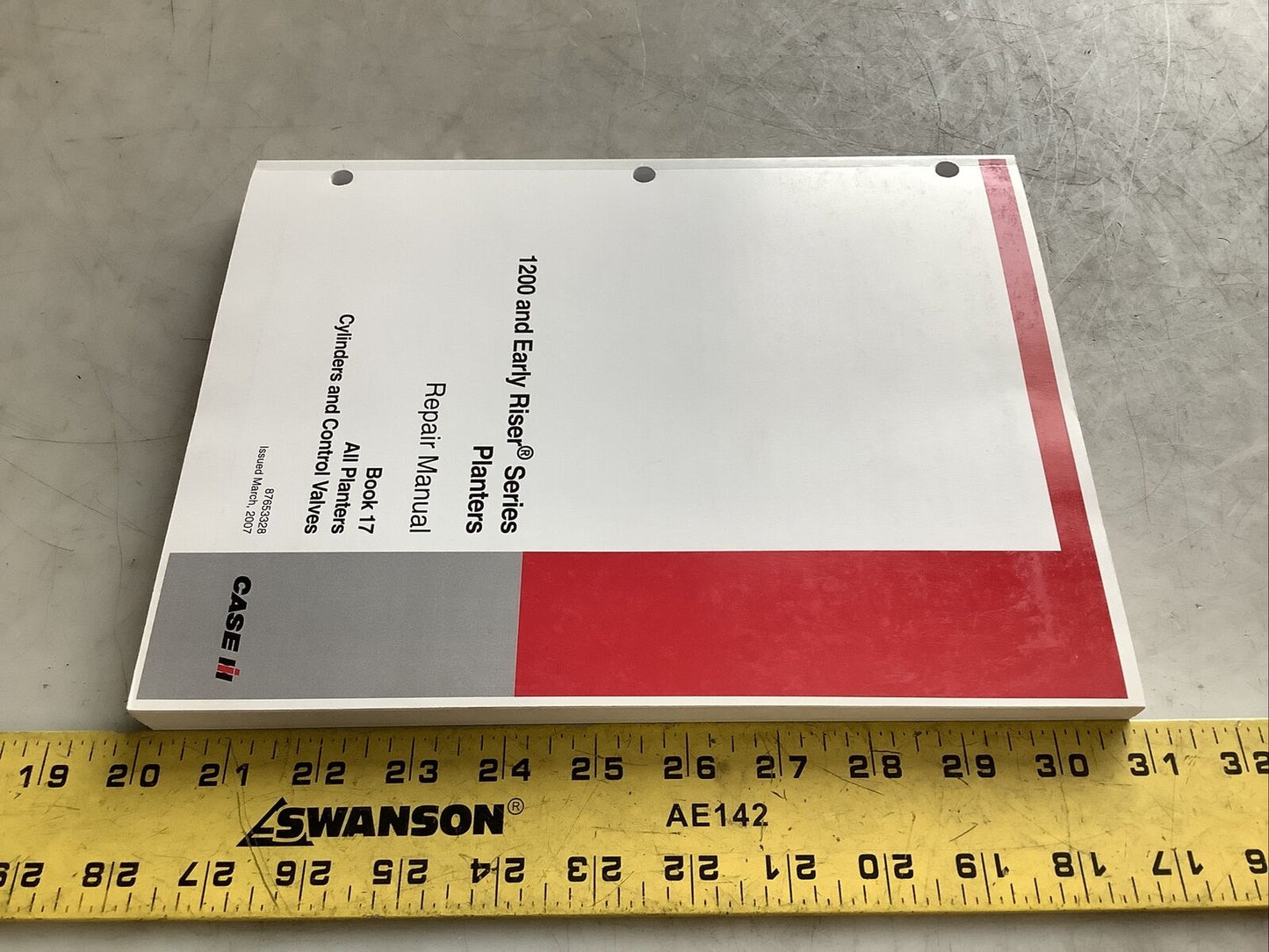 CASE IH 87653328 1200 AND EARLY RISER SERIES PLANTERS REPAIR MANUAL BOOK 17 B303