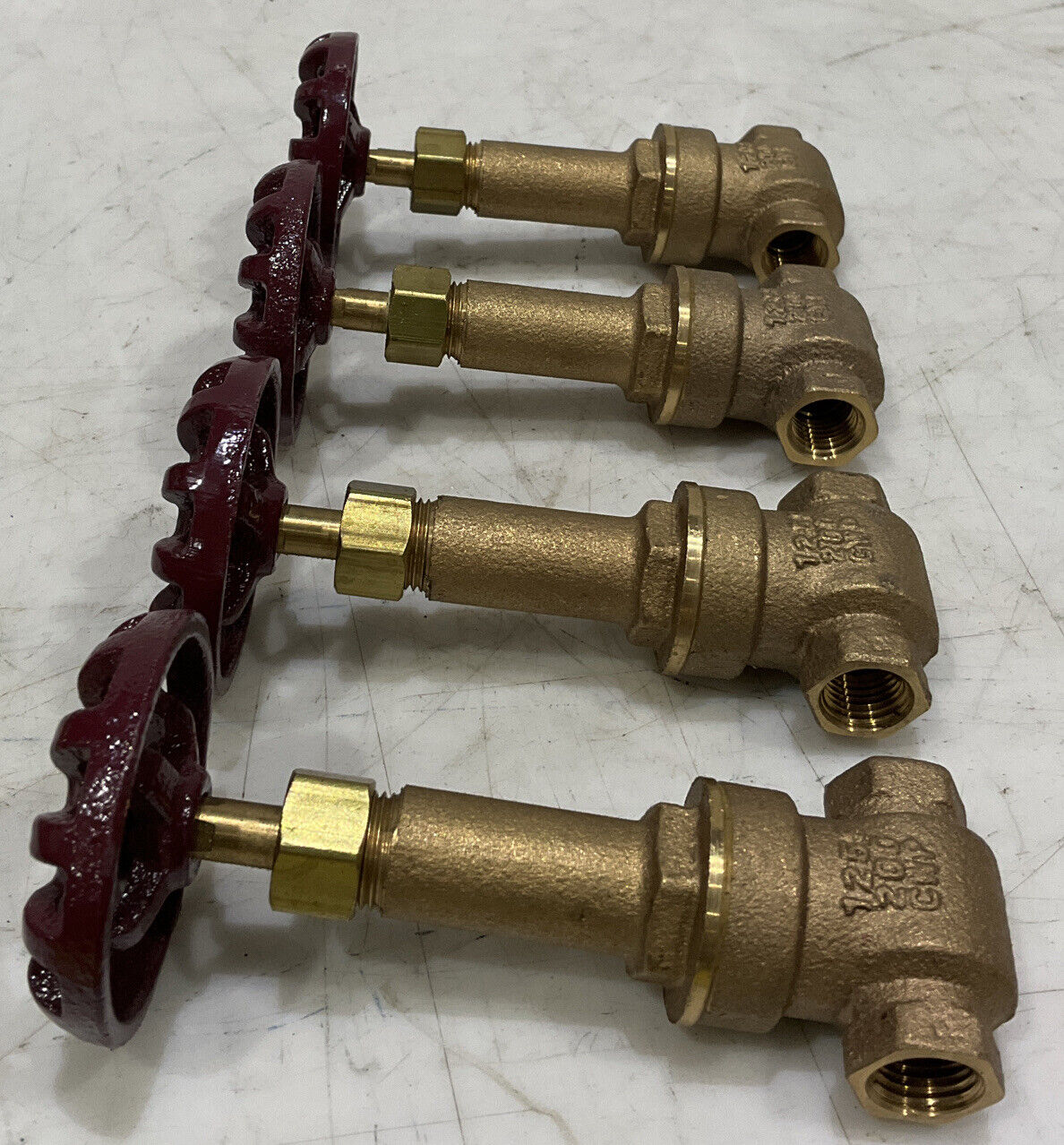 CRANE 428 125S/200CWP GATE VALVE LOT OF 4 373