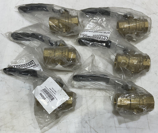 GRAINGER 6GD09 BRASS BALL VALVE LOT OF 6 373