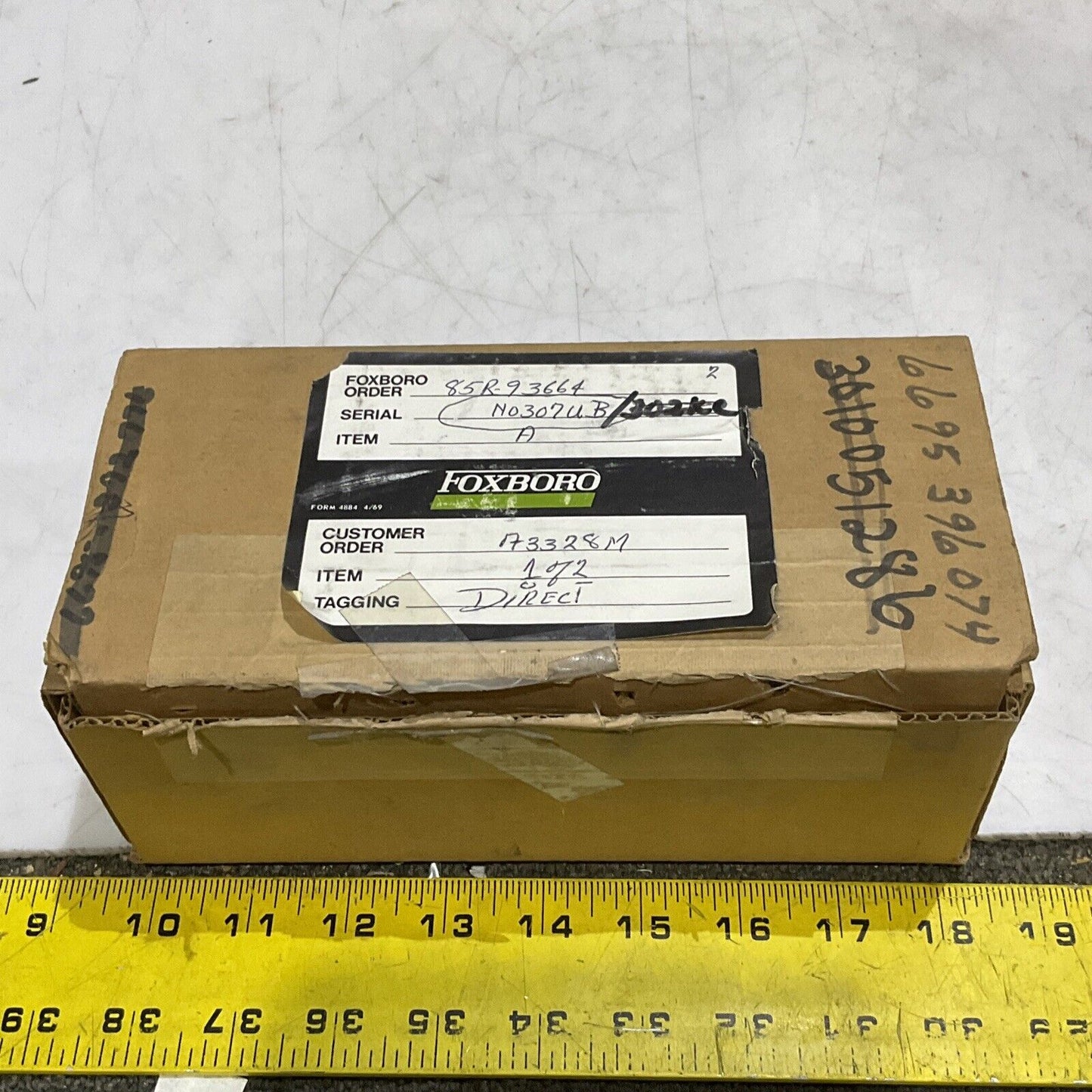 FOXBORO COMPANY N0307UB NITINOL ACTUATED ROTERY SERVO UNIT DRIVE 373