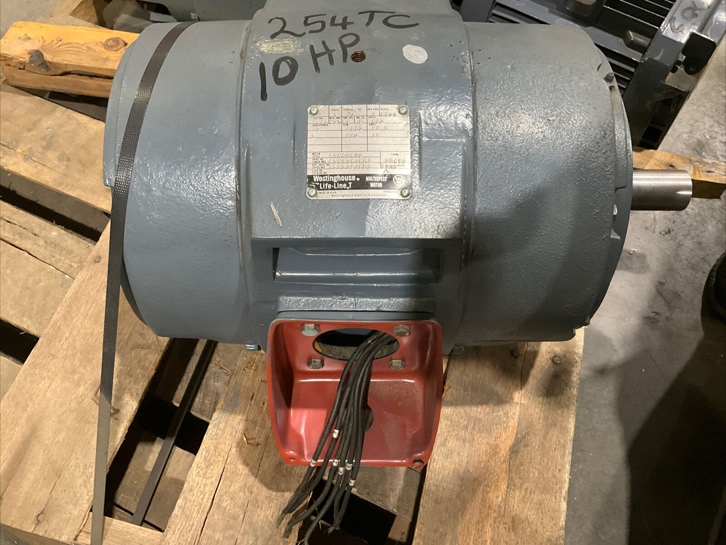 WESTINGHOUSE 254TC TUDP LIFE LINE T MULTISPEED MOTOR 3PH 1770RPM 460V U3S