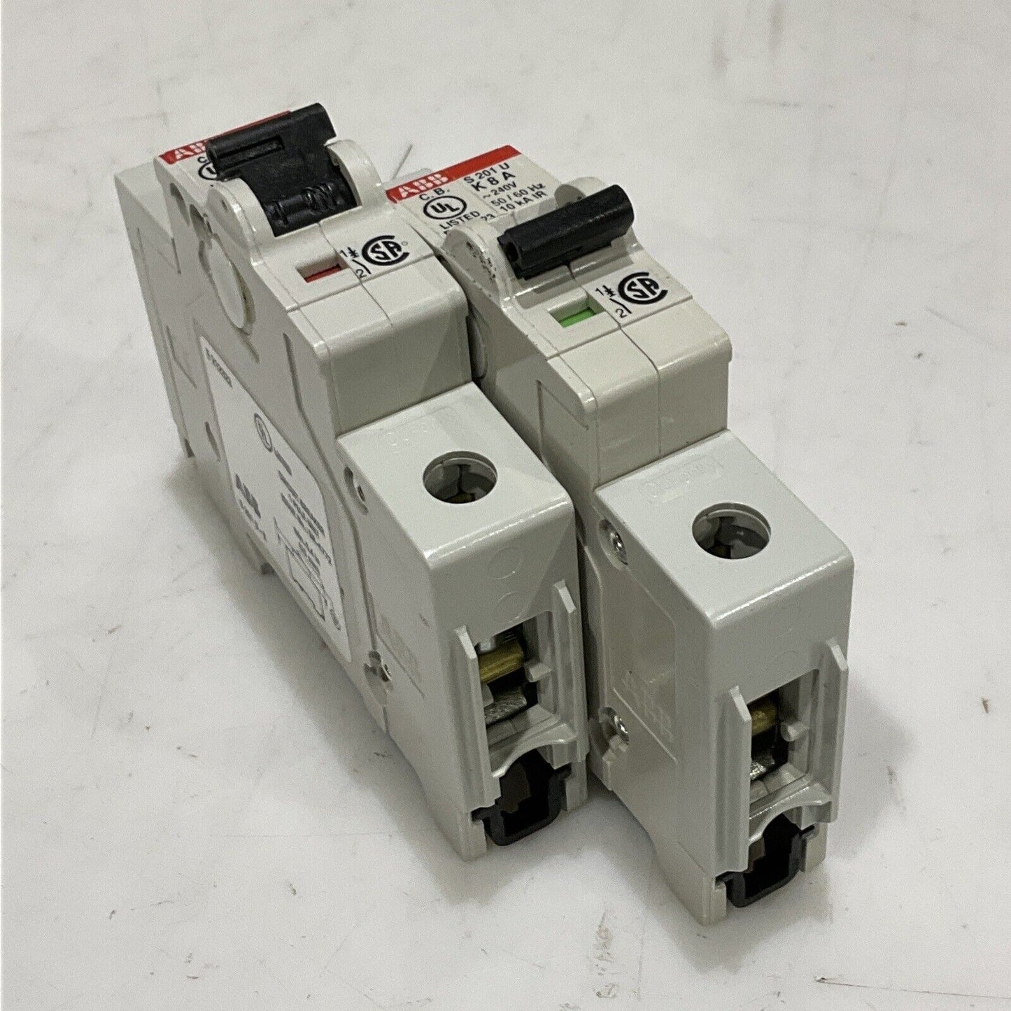 ABB S201U-K8 S 201 U K 8 A CIRCUIT BREAKER 240V 50/60HZ LOT OF 2 U3S