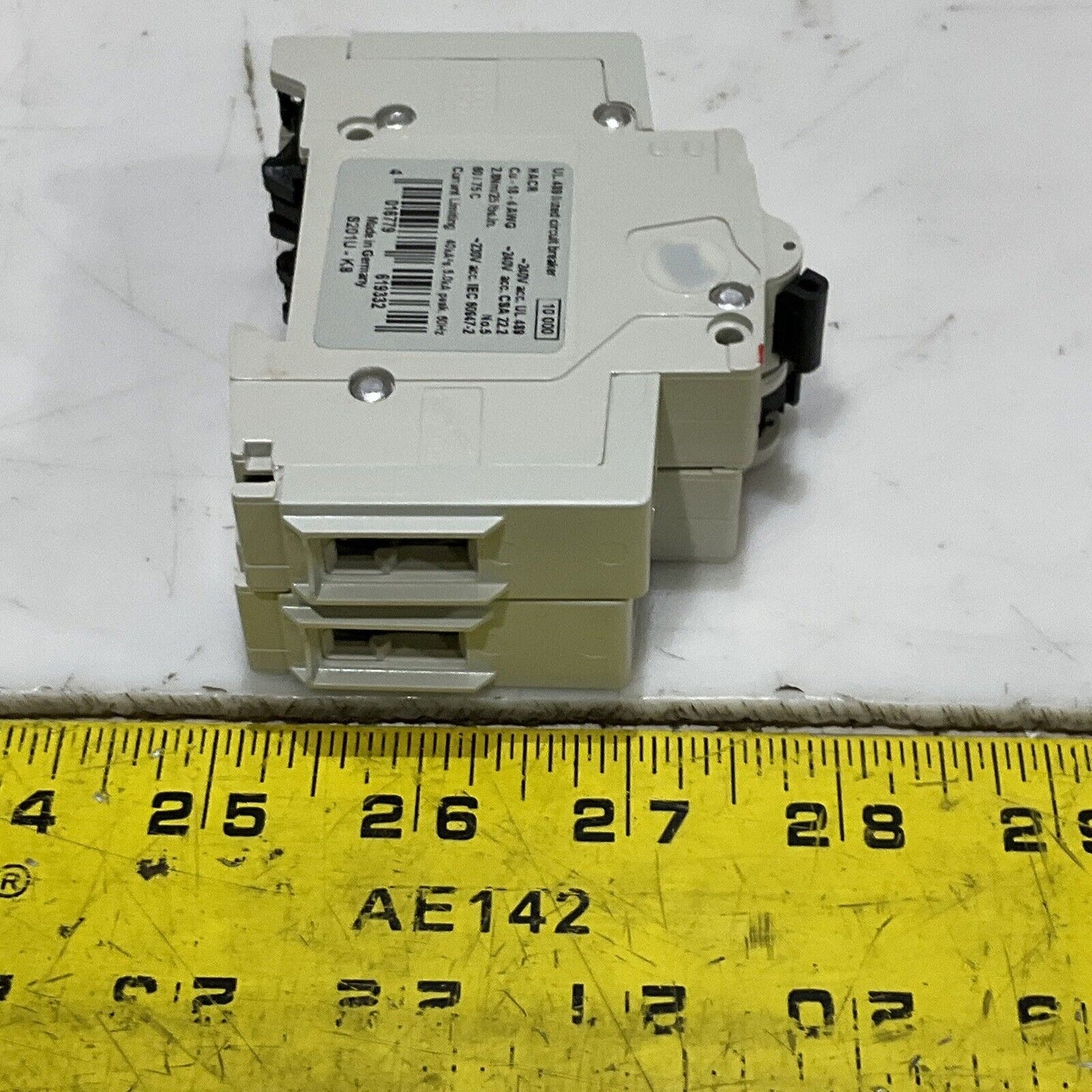 ABB S201U-K8 S 201 U K 8 A CIRCUIT BREAKER 240V 50/60HZ LOT OF 2 U3S
