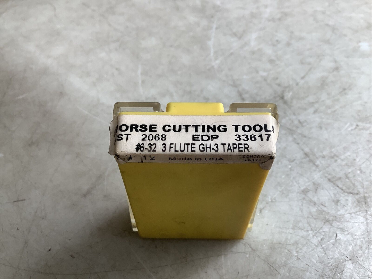 MORSE 33617 STRAIGHT FLUTE HAND TAP 6-32 H3 3FL 373 - QTY 12