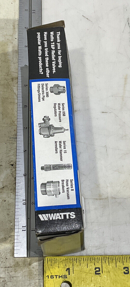 WATTS 100XL AUTOMATIC-RESEATING COMBINATION TYPE RELIEF VALVE LOT OF 2 373