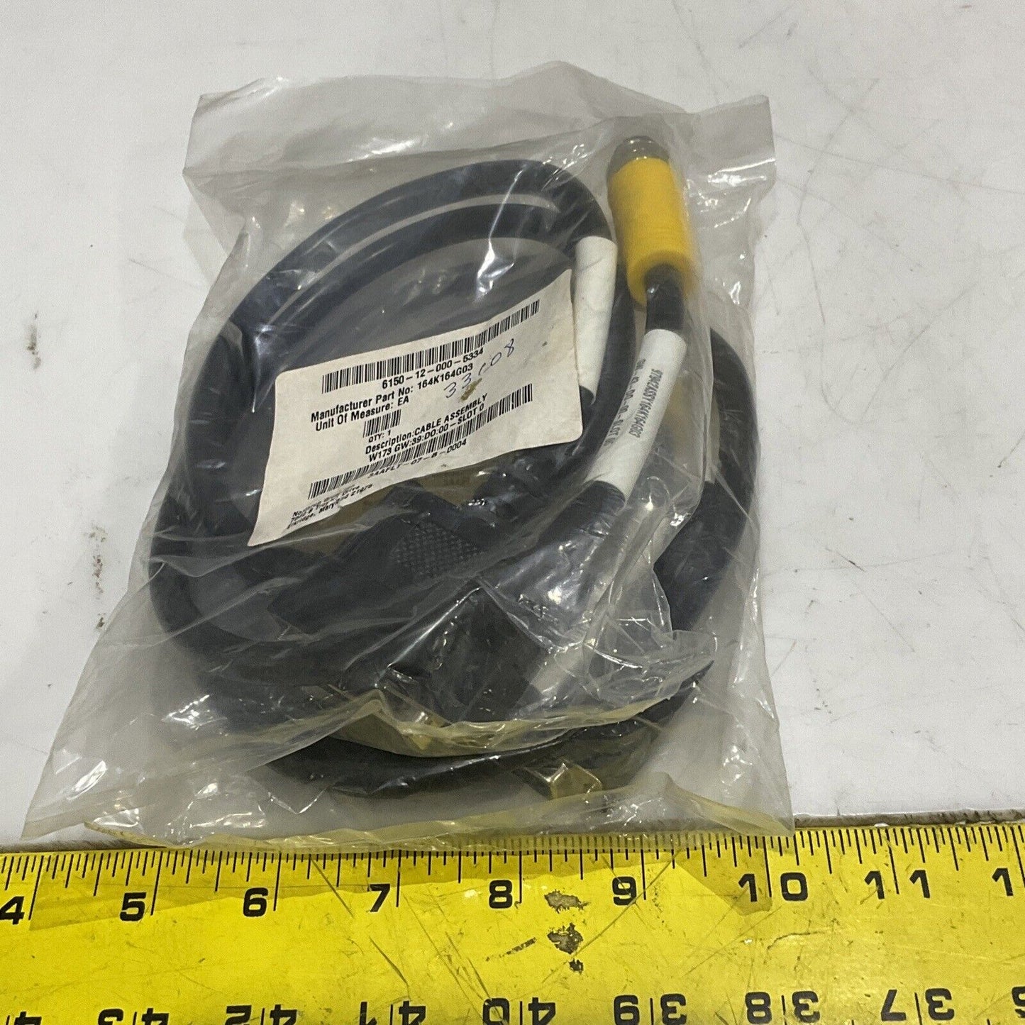 TURCK W407 W173 BMX PNEUMATIC MANIFOLD CABLE ASSEMBLY GW-43-D0-00 LOT OF 2 U3S