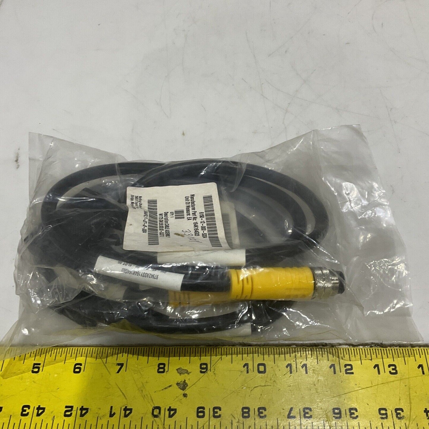 TURCK W407 W173 BMX PNEUMATIC MANIFOLD CABLE ASSEMBLY GW-43-D0-00 LOT OF 2 U3S
